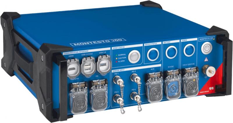 MONTESTO 200 Портативная система для временного онлайн-мониторинга и измерения частичных разрядов для различного электрического оборудования