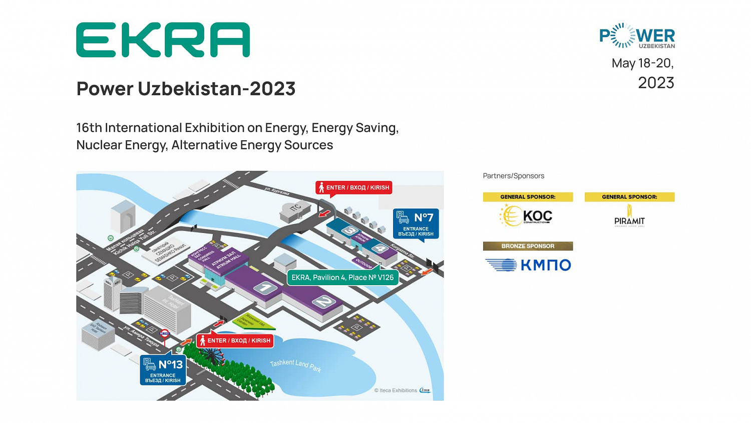 EKRA participates in the International exhibition Power Uzbekistan 2023